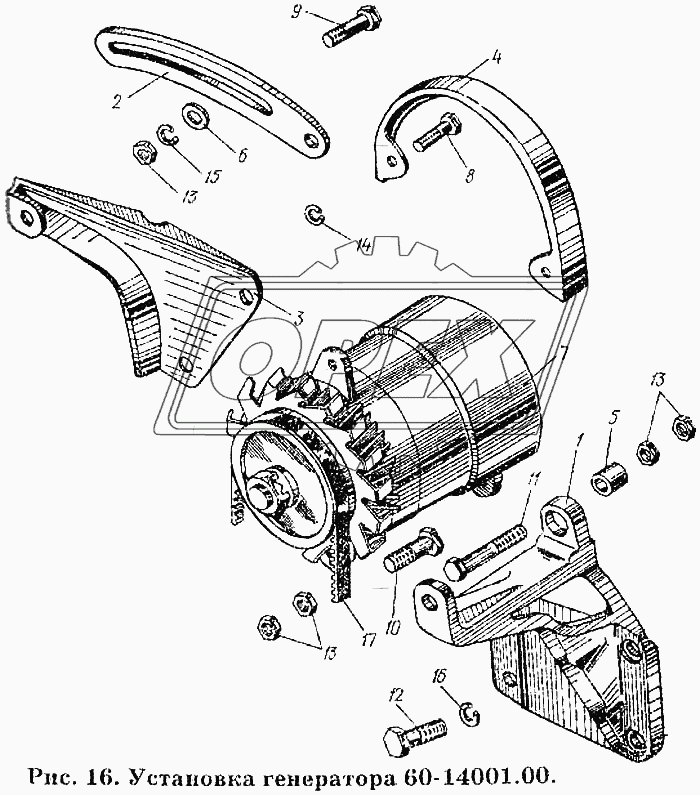 Установка генератора 60-14001.00