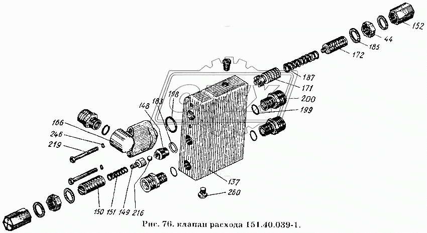 Клапан расхода 151.40.039-1