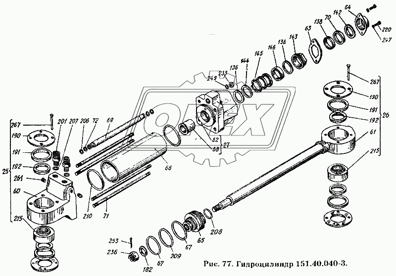 Гидроцилиндр 151.40.040-3