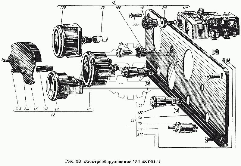 Электрооборудование 151.48.001-2