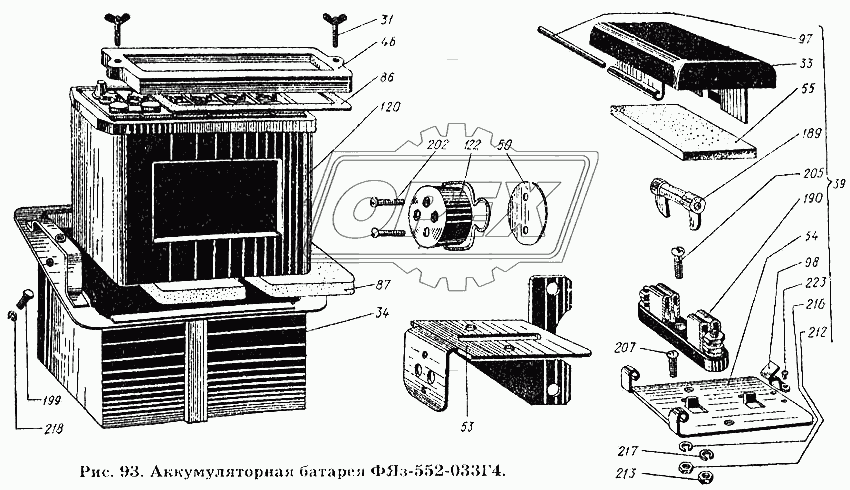 Аккумуляторная батарея ФЯз-552-033Г4