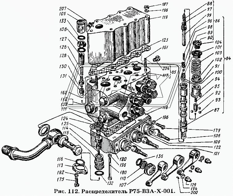 Распределитель Р76-В3А-Х 001