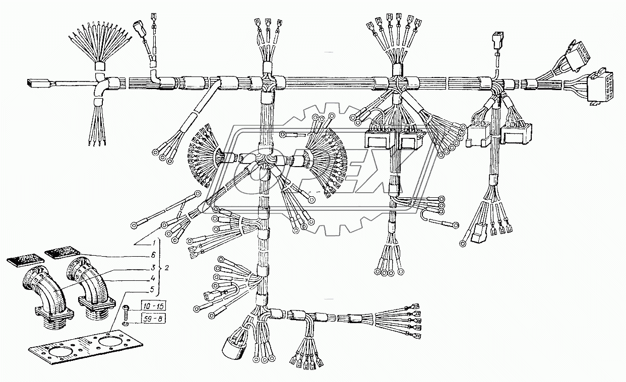 Жгут (дизель СМД-62А)