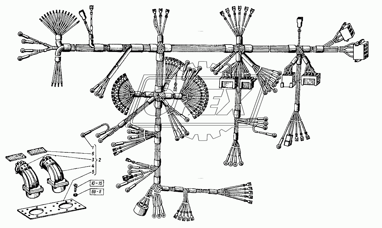 Жгут (дизель СМД-63А)