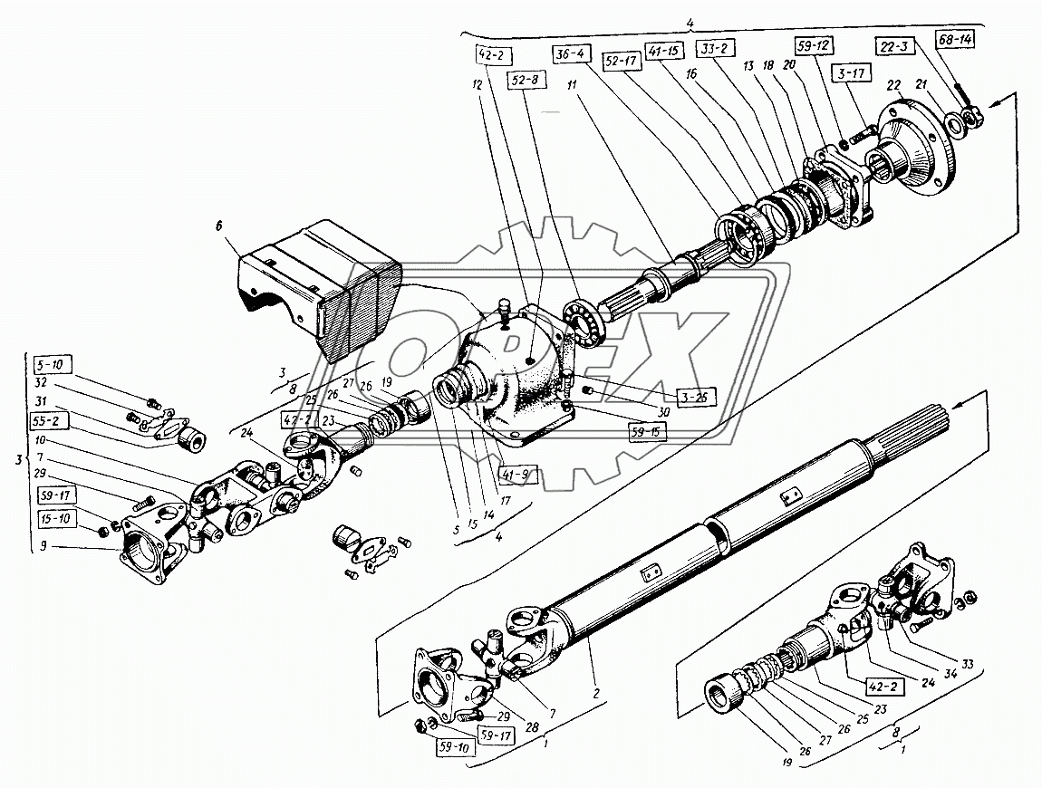 Редуктор ВОМ 1