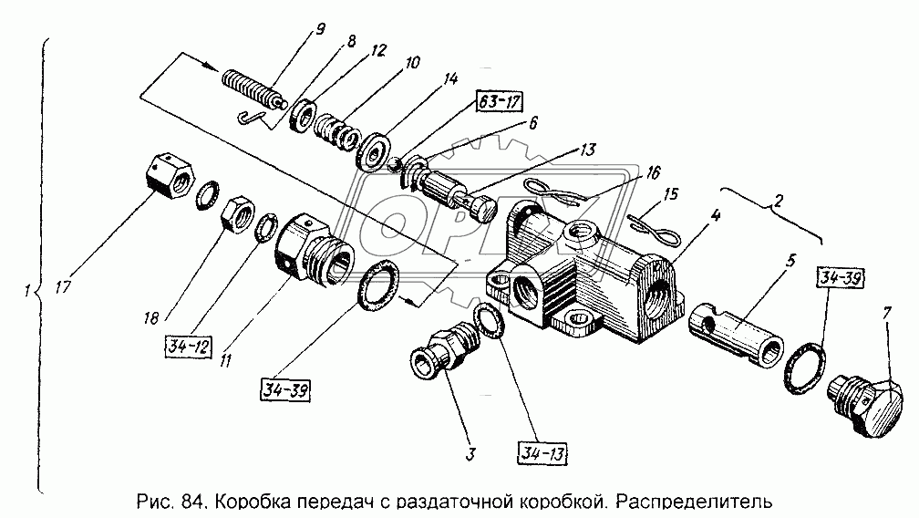 Коробка передач. Распределитель