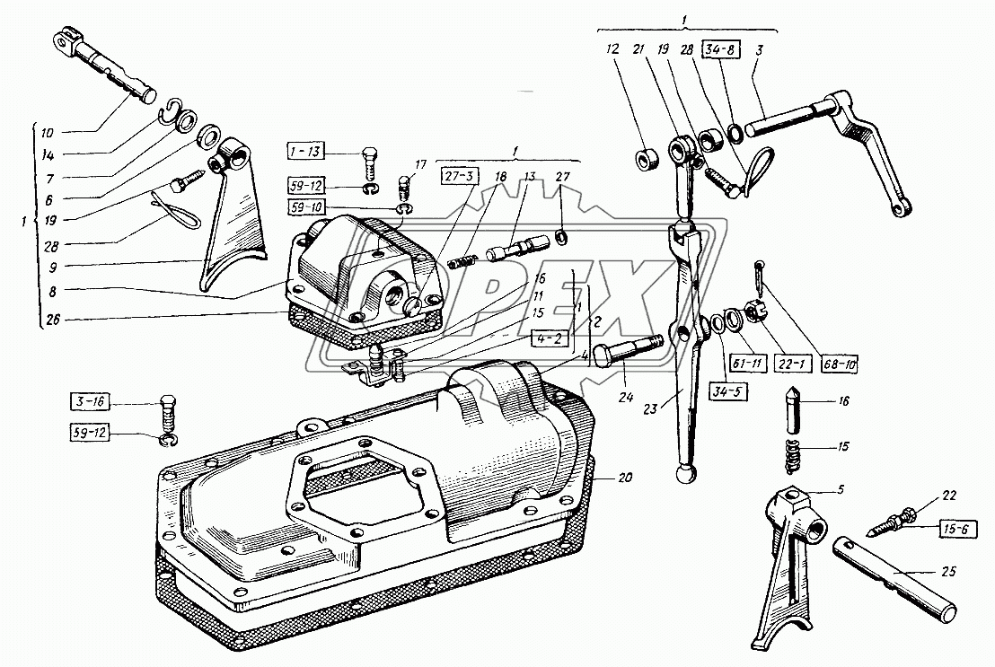 Коробка раздаточная 1