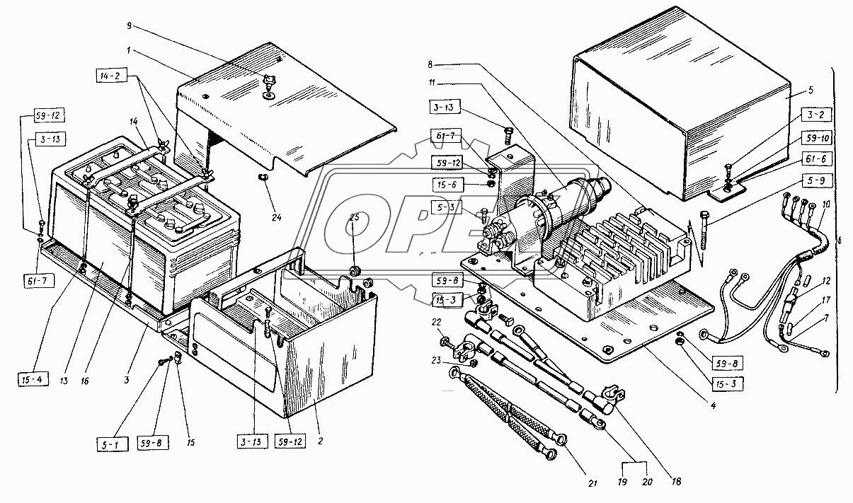 Преобразователь напряжения (дизель СМД-62А)