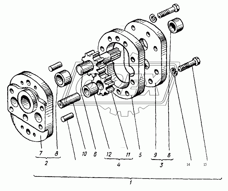Коробка передач. Насос