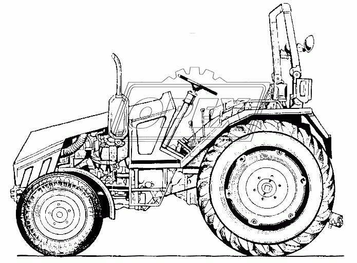 Трактор Т-25Ф. Общий вид