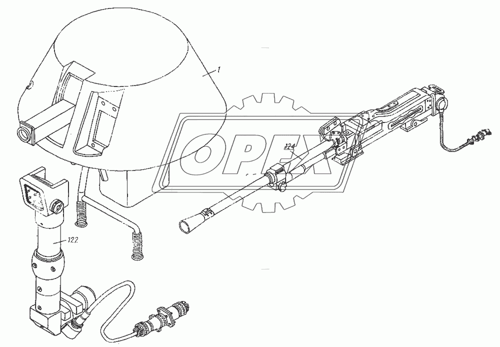 Башенная установка в сборе 6.81.001-1