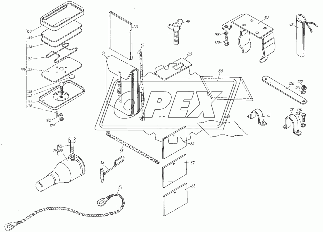 Инструмент и принадлежности. Укладка 6.61.001