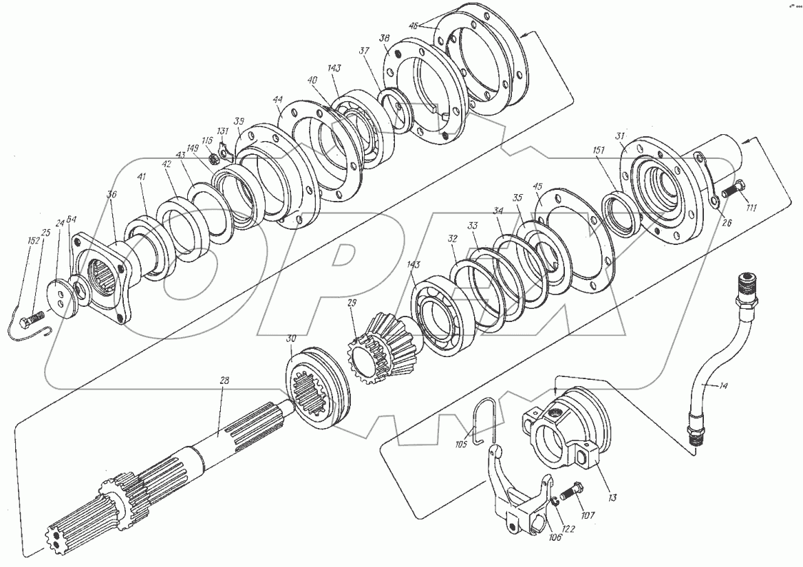 Редуктор промежуточный 6.12.002