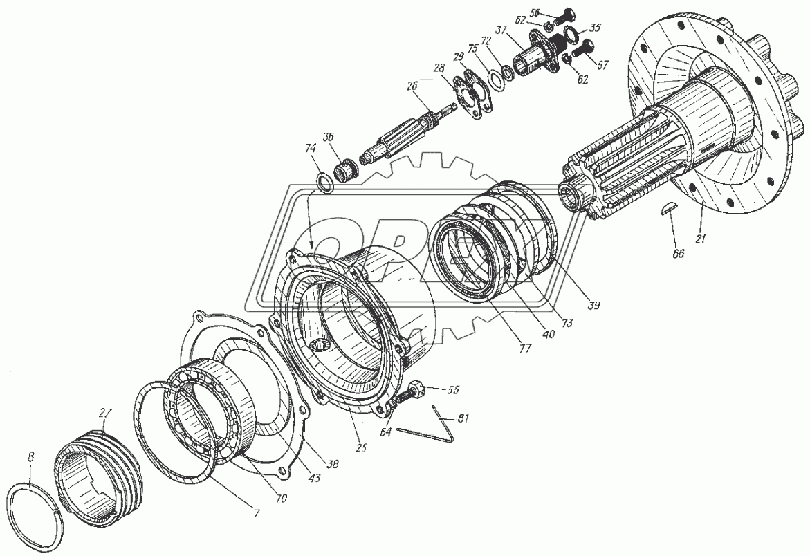 Бортовая передача 8.11.011А
