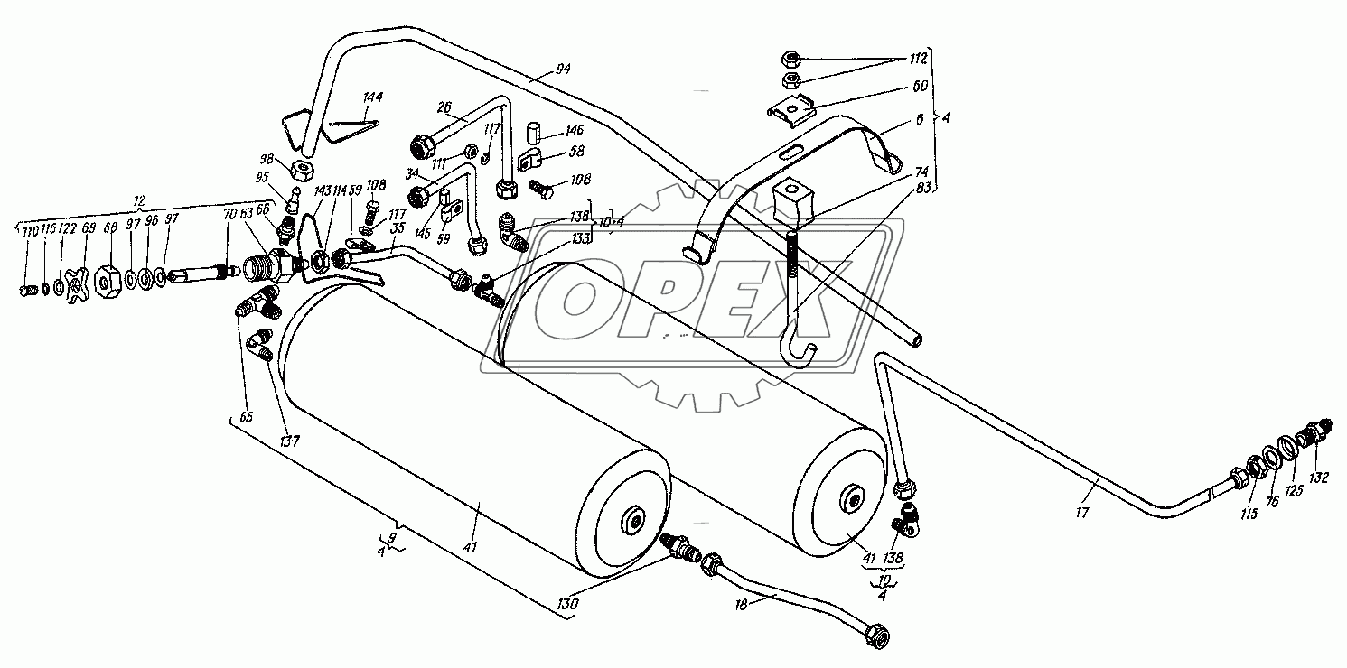 Пневмосистема 6.24.001