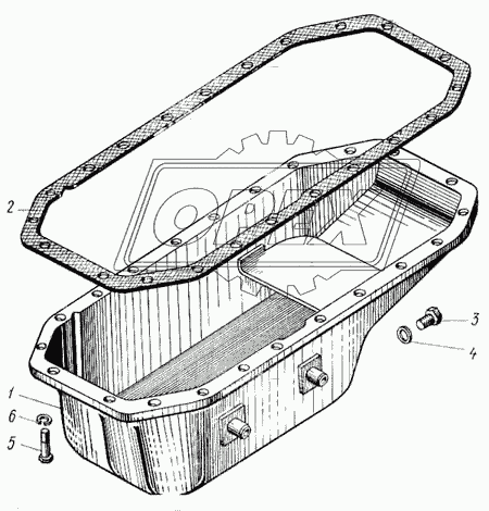 Крышка картера нижняя