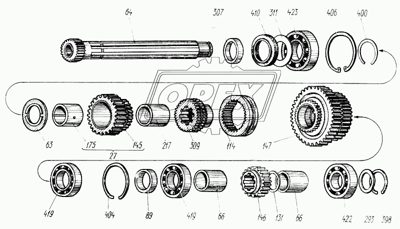 Коробка передач 8