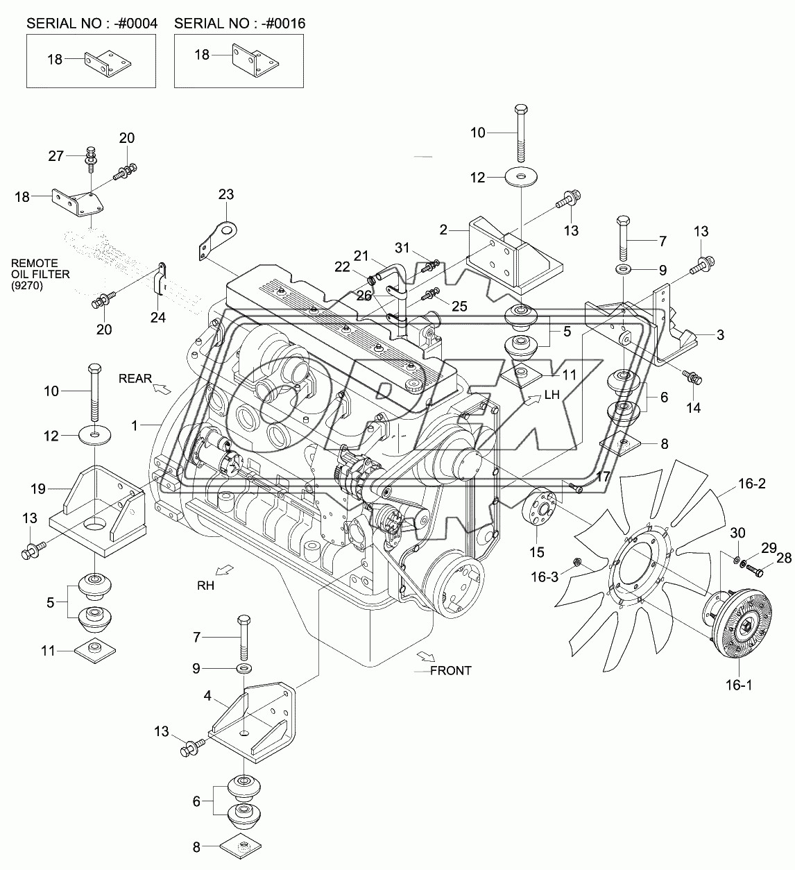 ENGINE MOUNTING