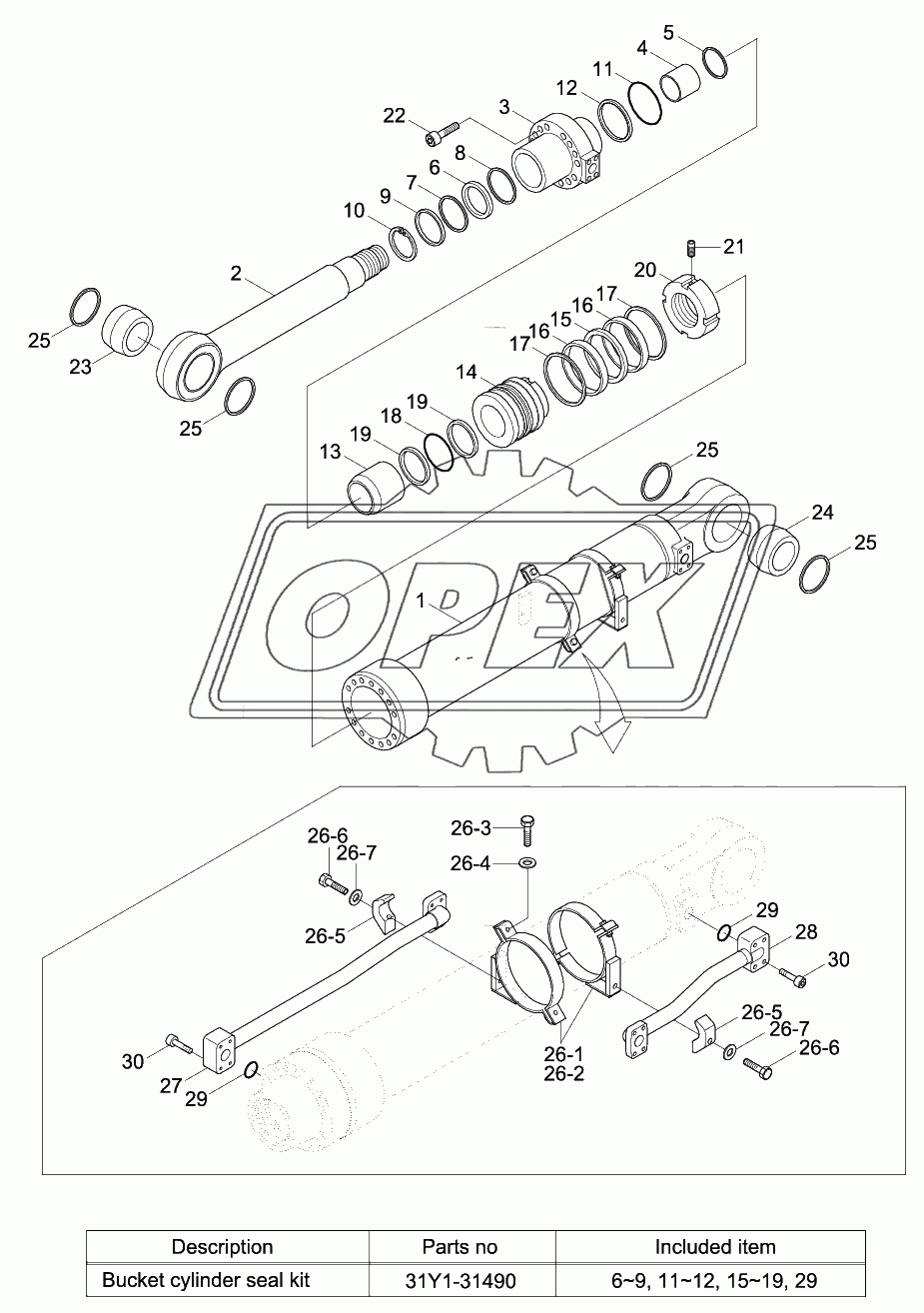 BUCKET CYLINDER