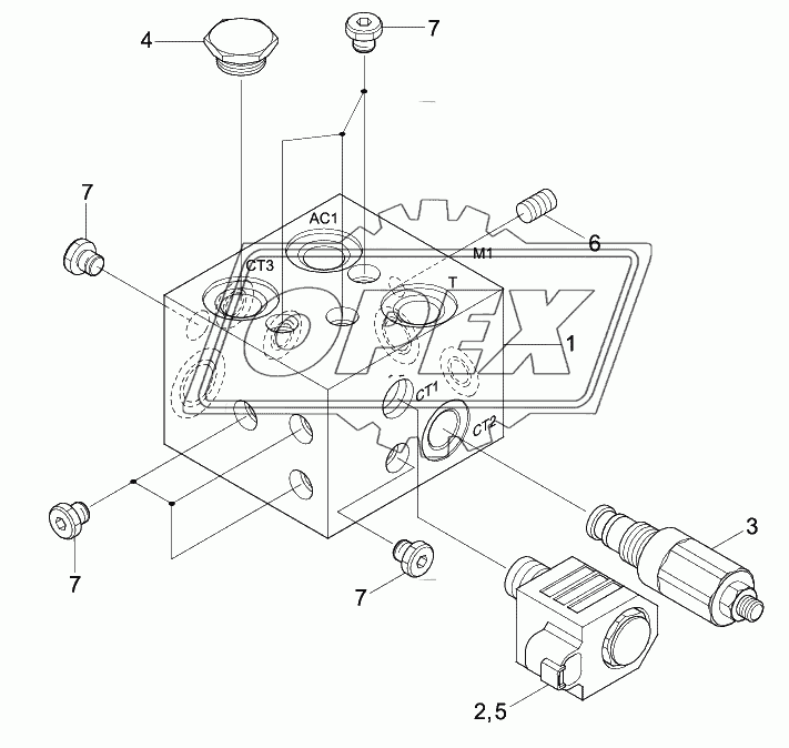 TRAVEL CONTROL VALVE