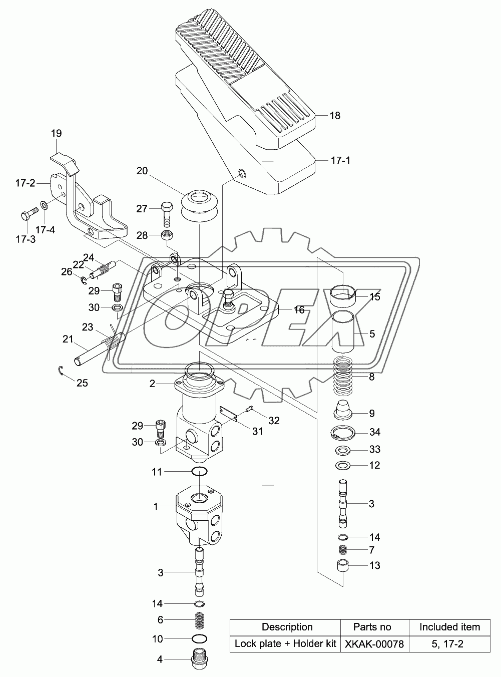 BRAKE VALVE (#0006-)