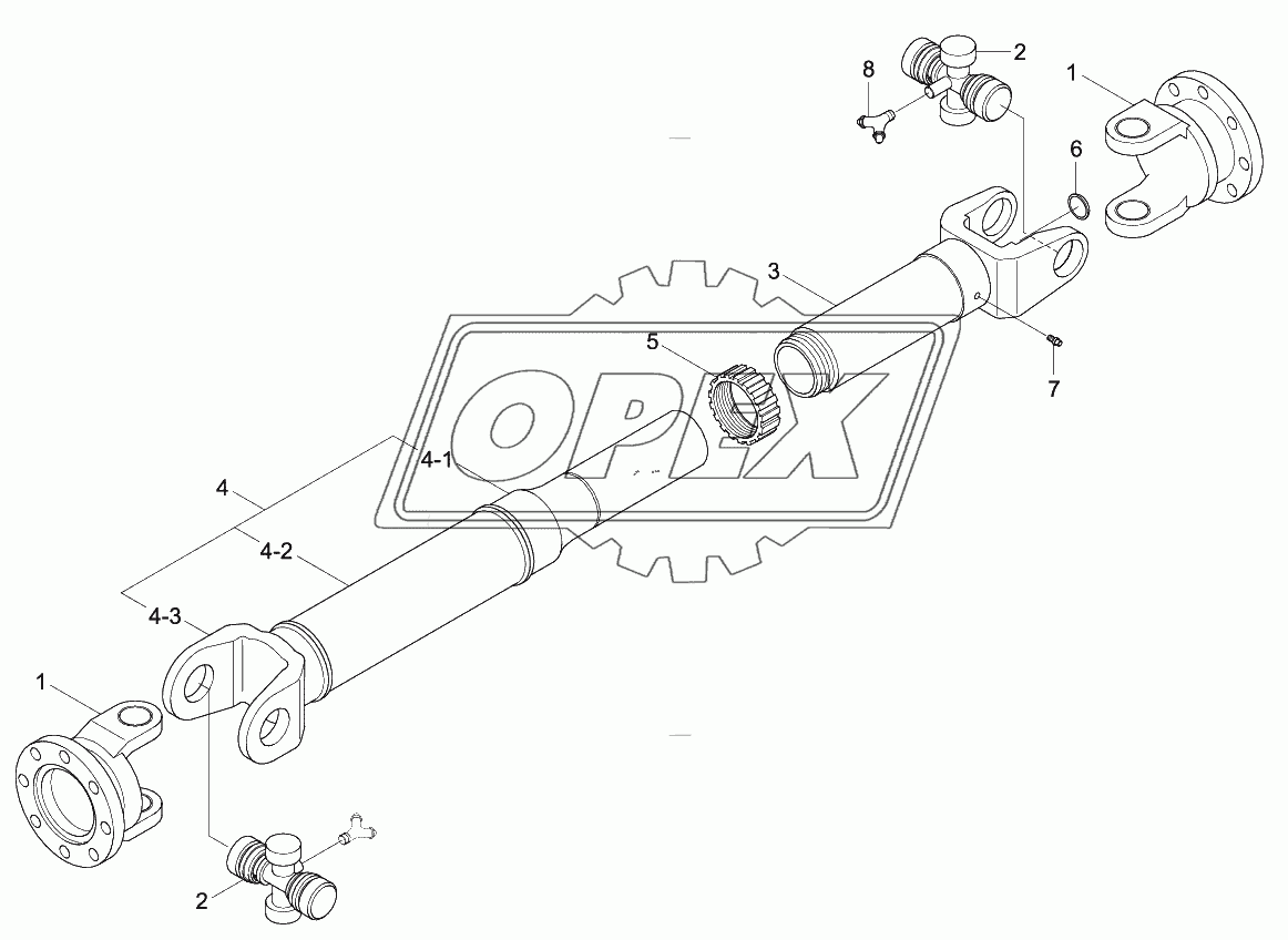 PROPELLER SHAFT (#0239-)