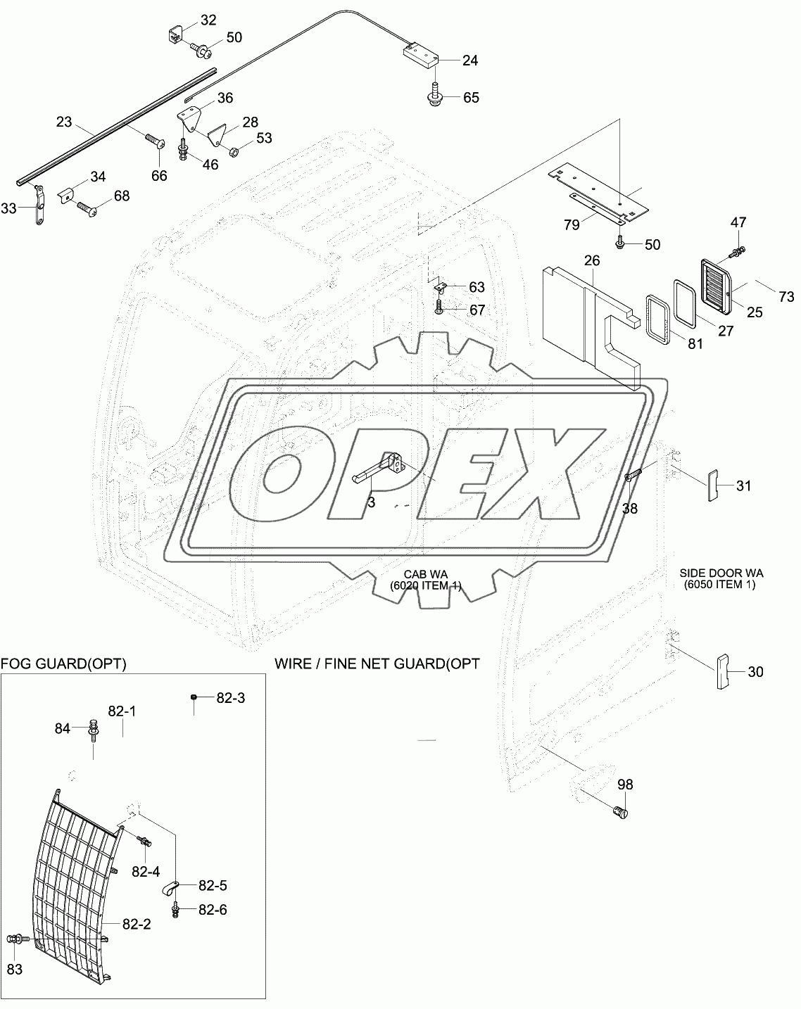 CAB ASSY (2/4)