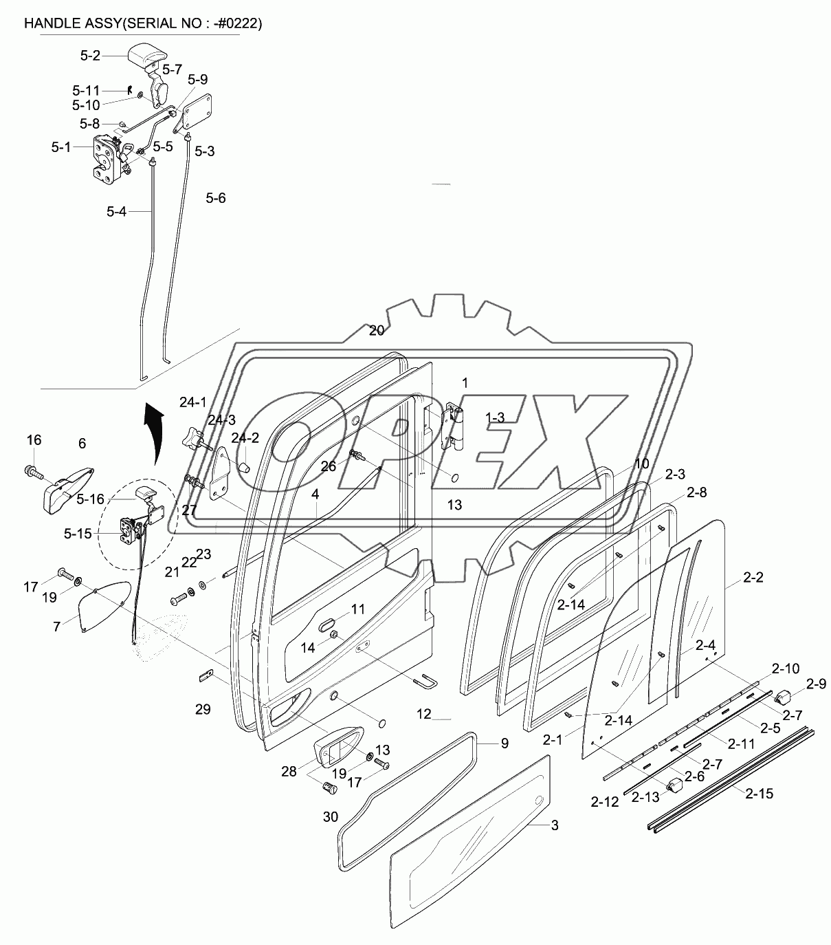 CAB ASSY (4/4, DOOR)