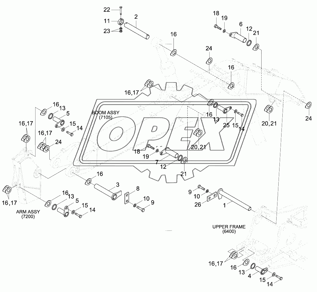 BOOM MOUNTING (ADJUST BOOM)