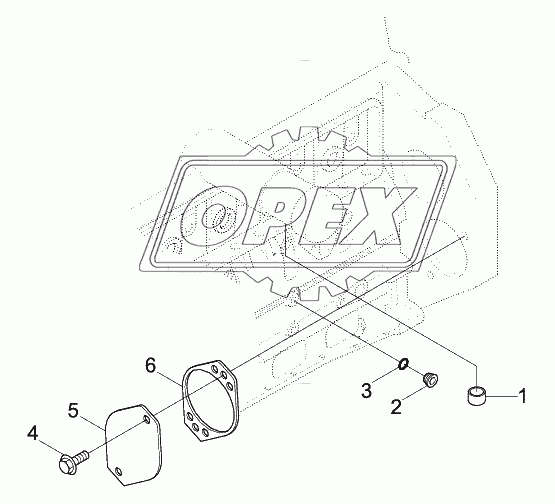 REAR GEAR TRAIN ACCESSORY