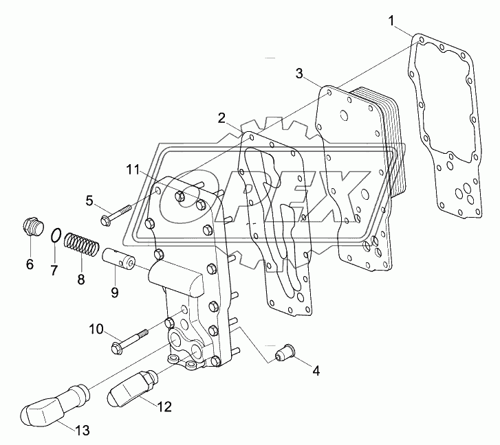 ENGINE OIL COOLER