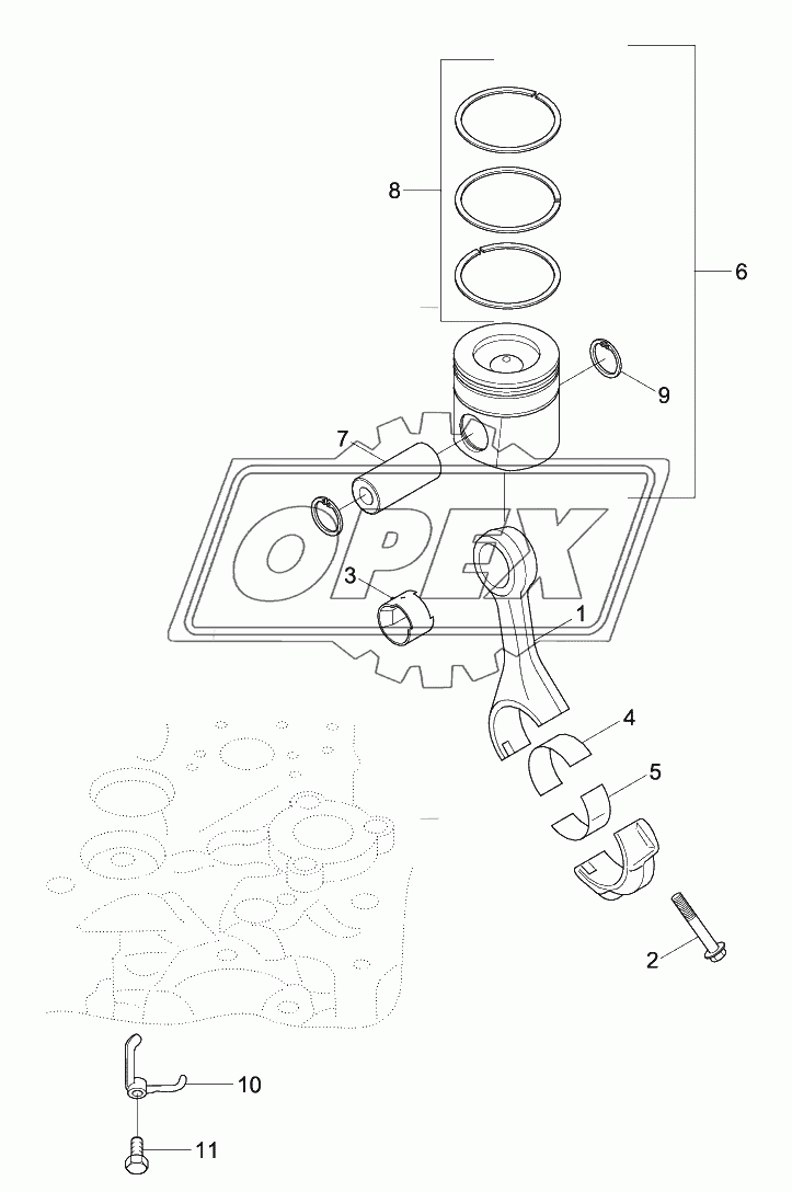 CONNECTING ROD & PISTON