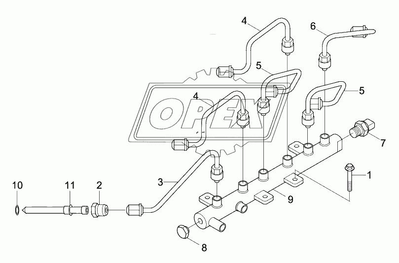 FUEL INJECTOR PLUMBING