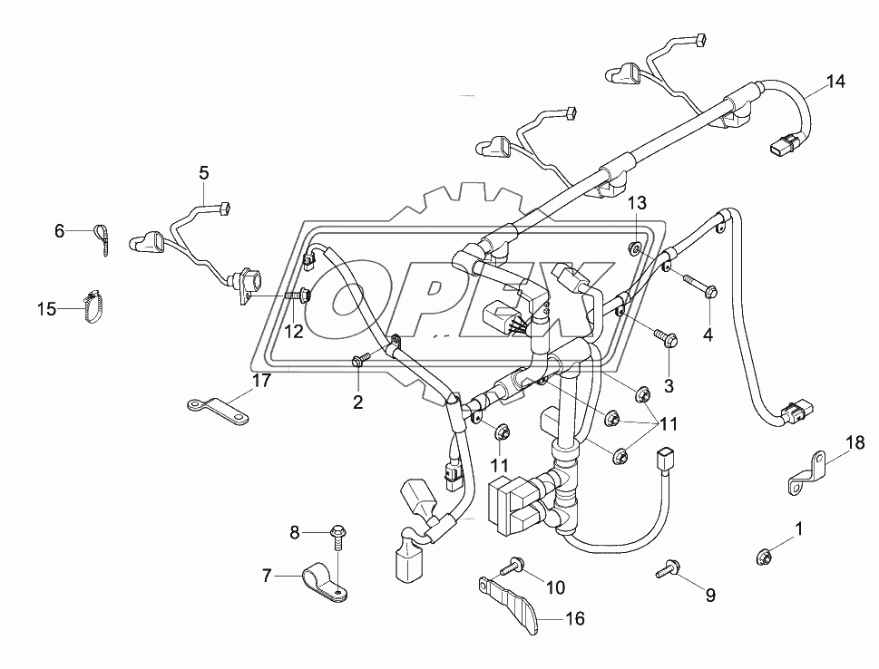 ENGINE CONTROL MODULE HARNESS