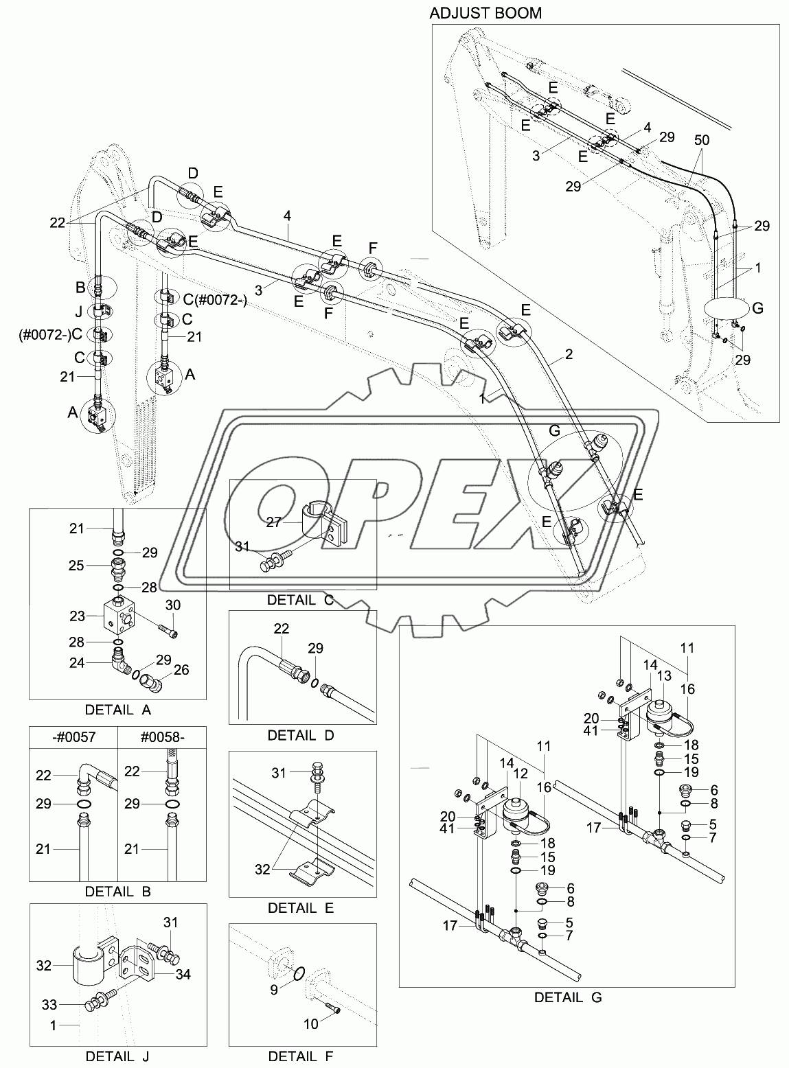 ATTACH PIPING KIT (S & D/ACTING)