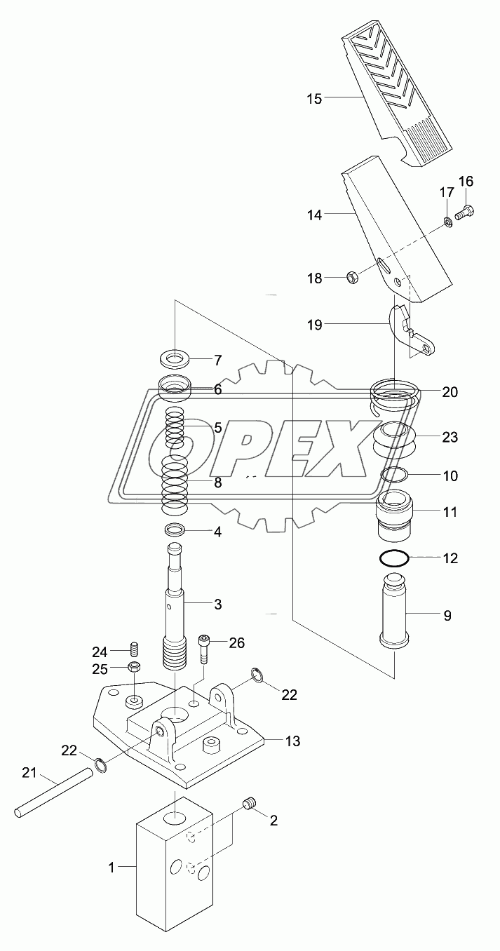 ACCELERATOR PEDAL (STD)