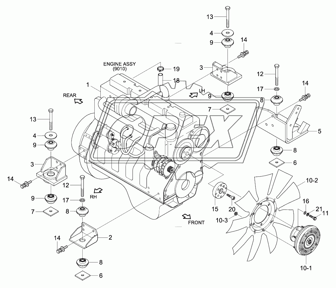 ENGINE MOUNTING