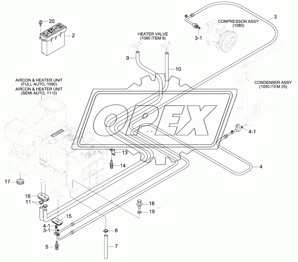 AIR CONDITIONER BOTTOM SUB