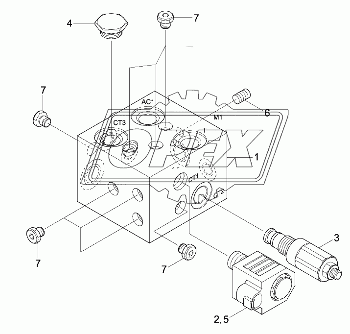 TRAVEL CONTROL VALVE