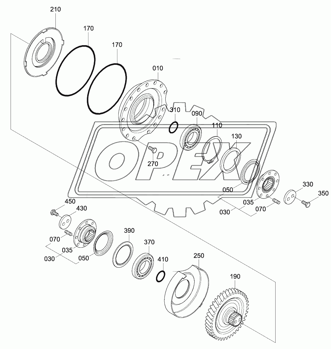 TRANSMISSION OUTPUT GROUP