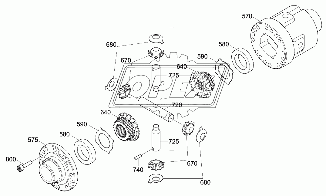 FRONT AXLE DIFFERENTIAL