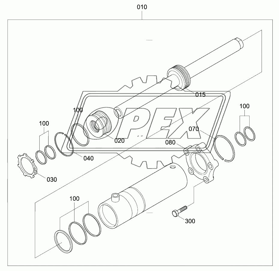 FRONT AXLE STEERING GEAR