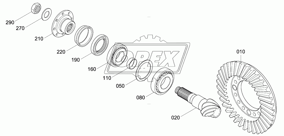 REAR AXLE INPUT GROUP