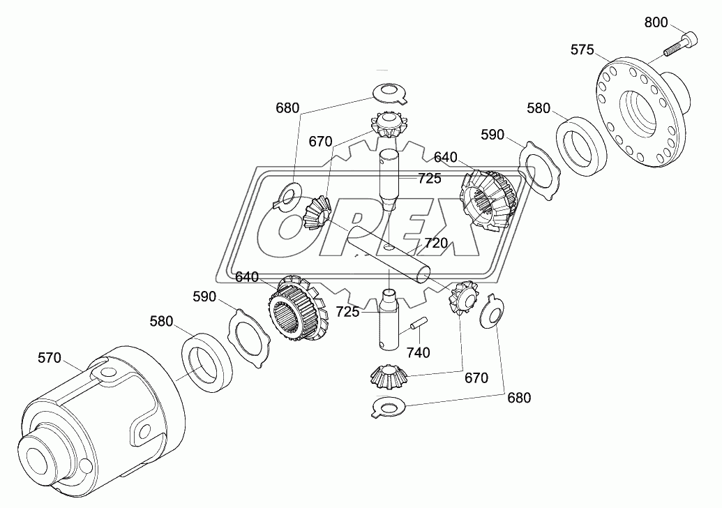 REAR AXLE DIFFERENTIAL