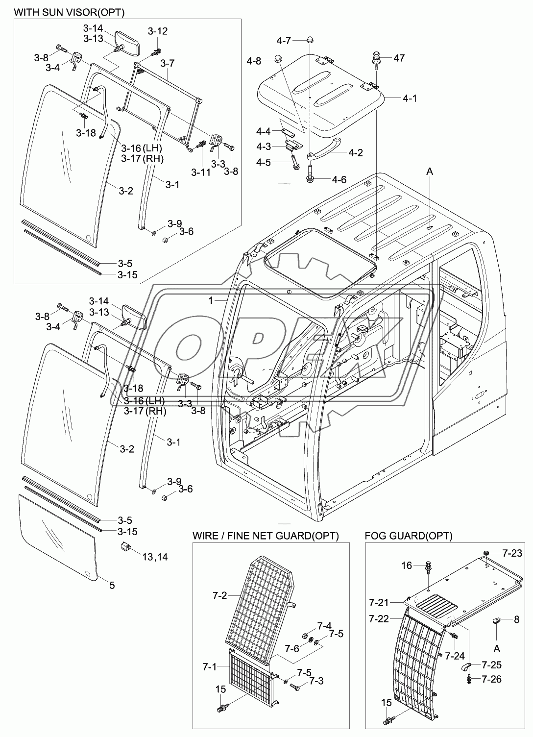 CAB ASSY (1/4)