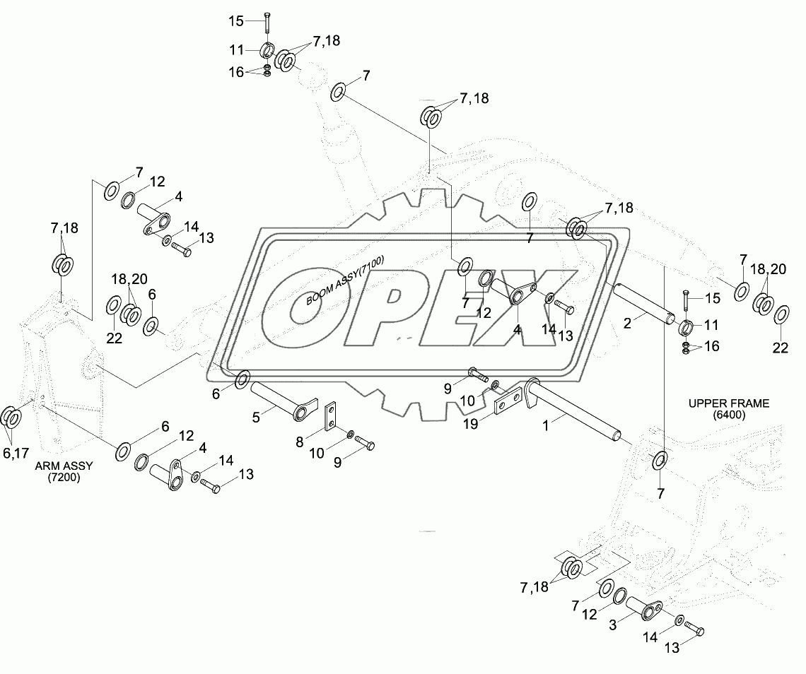 BOOM MOUNTING (4.6M, STD)