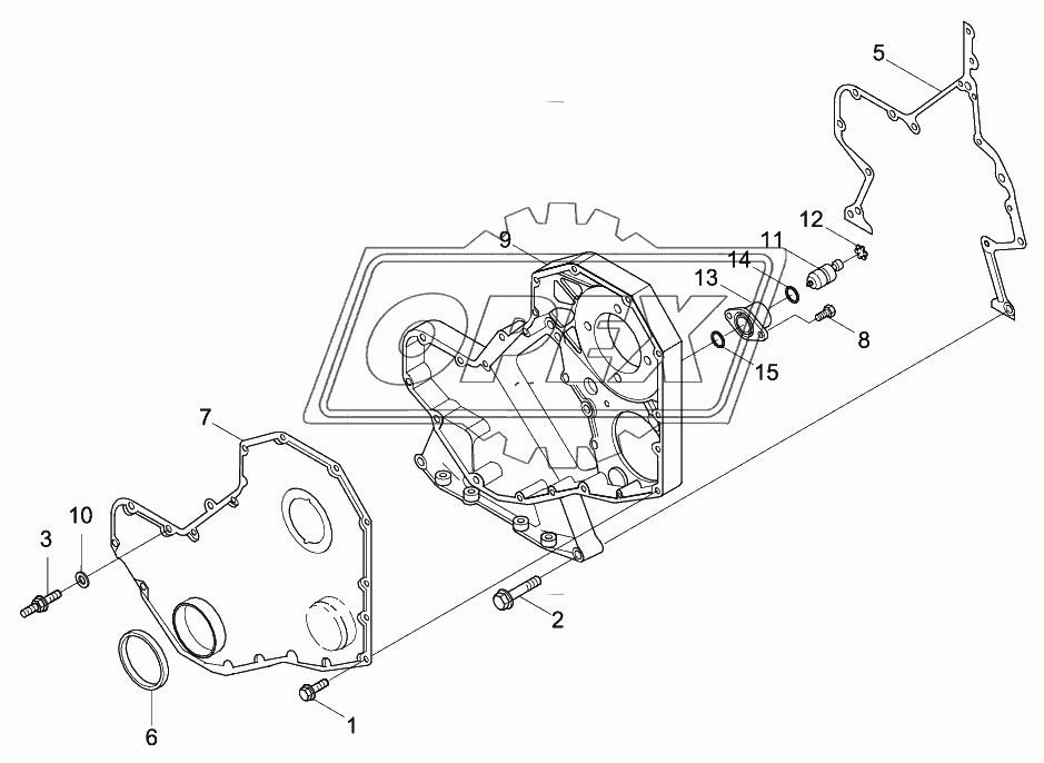 FRONT GEAR COVER