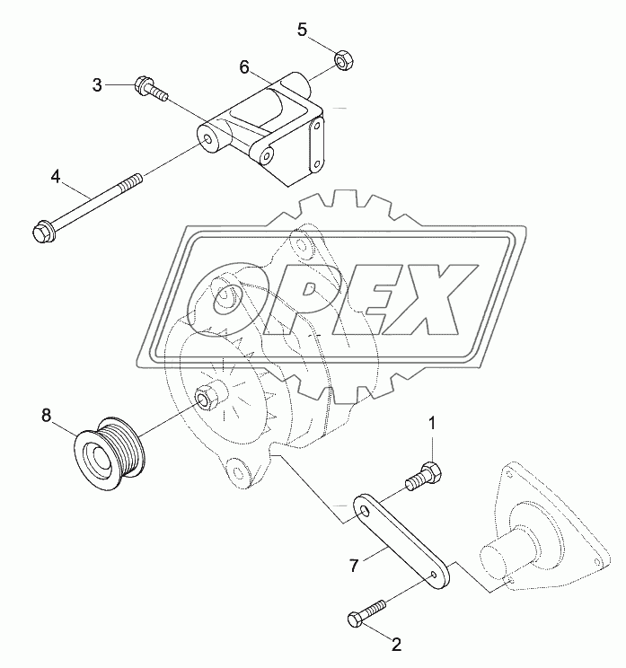 ALTERNATOR LOCATION