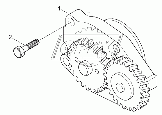 LUBRICATING OIL PUMP