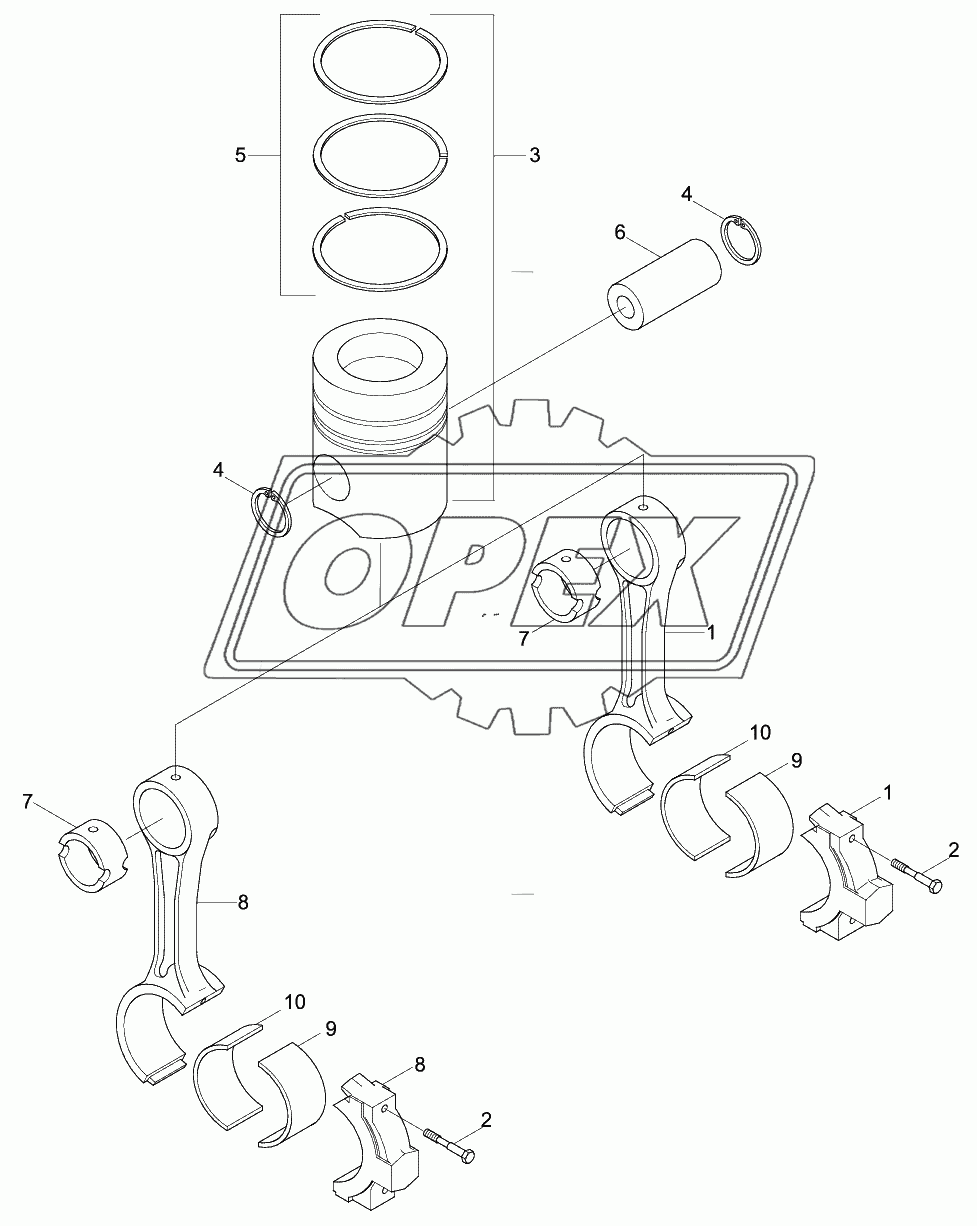 CONNECTING ROD & PISTON